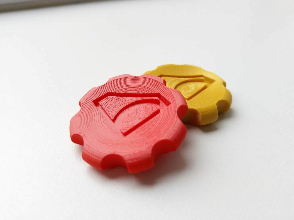 Omikron Hersteller Münze 3d Drucken 3D print model - Mito3D