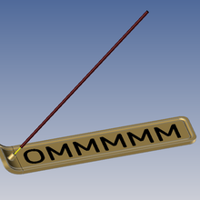 ommmm incense holder 3d print model - Mito3D