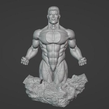 omni-man bust invincible 3d print model - Mito3D