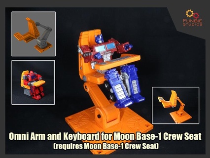 omni braccio tastiera trasformatori Luna base 1 equipaggio posto sedere gioco 3d print model - Mito3D