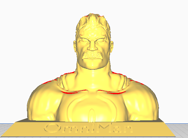 omni Büste unbesiegbar Anime 3dprint stl 3D print model - Mito3D