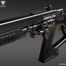 omolon thesan fr4 legendären fusion-rifle Spiel Schicksal Requisiten cosplay 3d print model - Mito3D