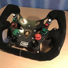 omp alu gt steering wheel lamborghini johnny iracing rf2 simracing italy italian 3d print model - Mito3D