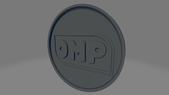 omp sottobicchiere 3d print model - Mito3D