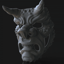 omsx mask masl onsx 3d print art toy samurai japan 3d print model - Mito3D