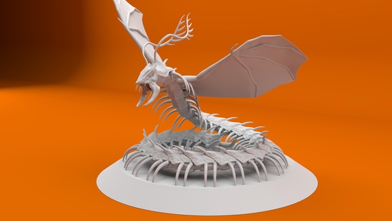 omukade Game omukade dnd dungeons and dragons d&d dnd miniature omukade mini tabletop tabletop miniature  3d print model - Mito3D