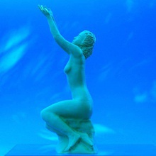 ondine remix art naked woman undine naiad water nymph ornament statue women beauty mythology fantastic dream magic magical 3d print model - Mito3D