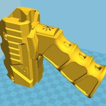 tek parça foregrip caliburn çeşitli spor açık havada 3d print model - Mito3D