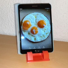 one piece tavolo In piedi mobile telefoni compresse attrezzo Telefono tavoletta supporto ufficio cucina 3d print model - Mito3D