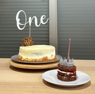 kek topper işaret ev doğum günü yıldönümü 1 harfler 2d sanat dekorasyon yazdır cnc dxf duvar gıda etkinlik 3d print model - Mito3D