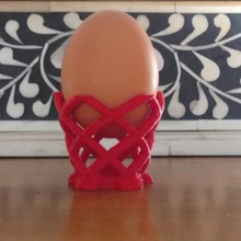 one egg basket art holder easter cup easteregg 3d print model - Mito3D