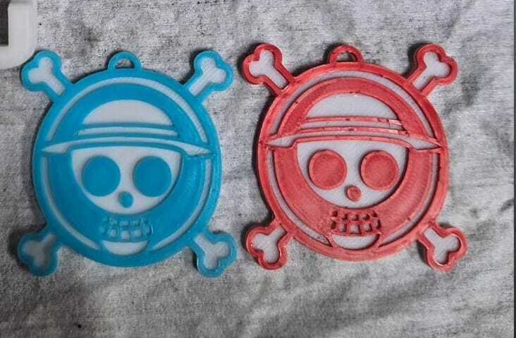 one piece keychain 3D print model - Mito3D