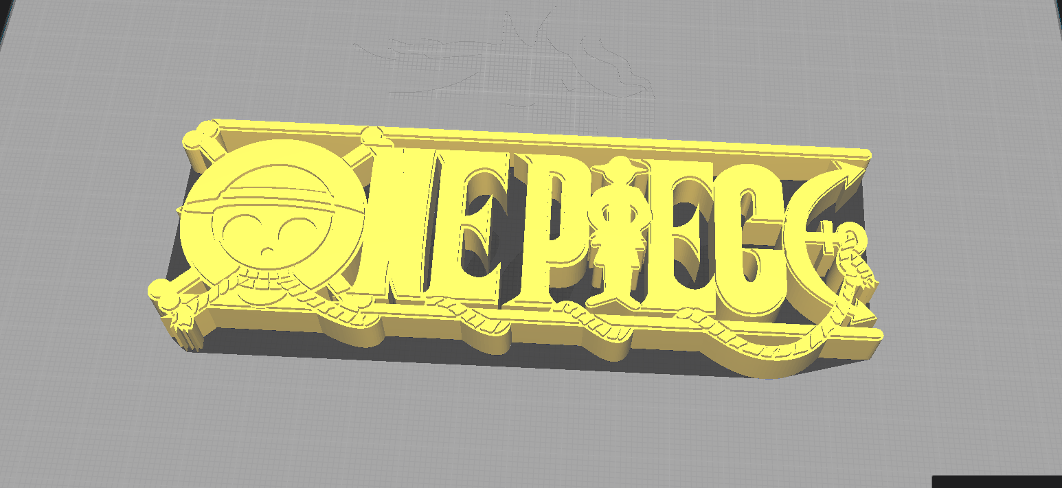 one piece logo 3D print model - Mito3D