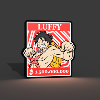 one piece luffy bounty lightbox led lamp 3d print model - Mito3D