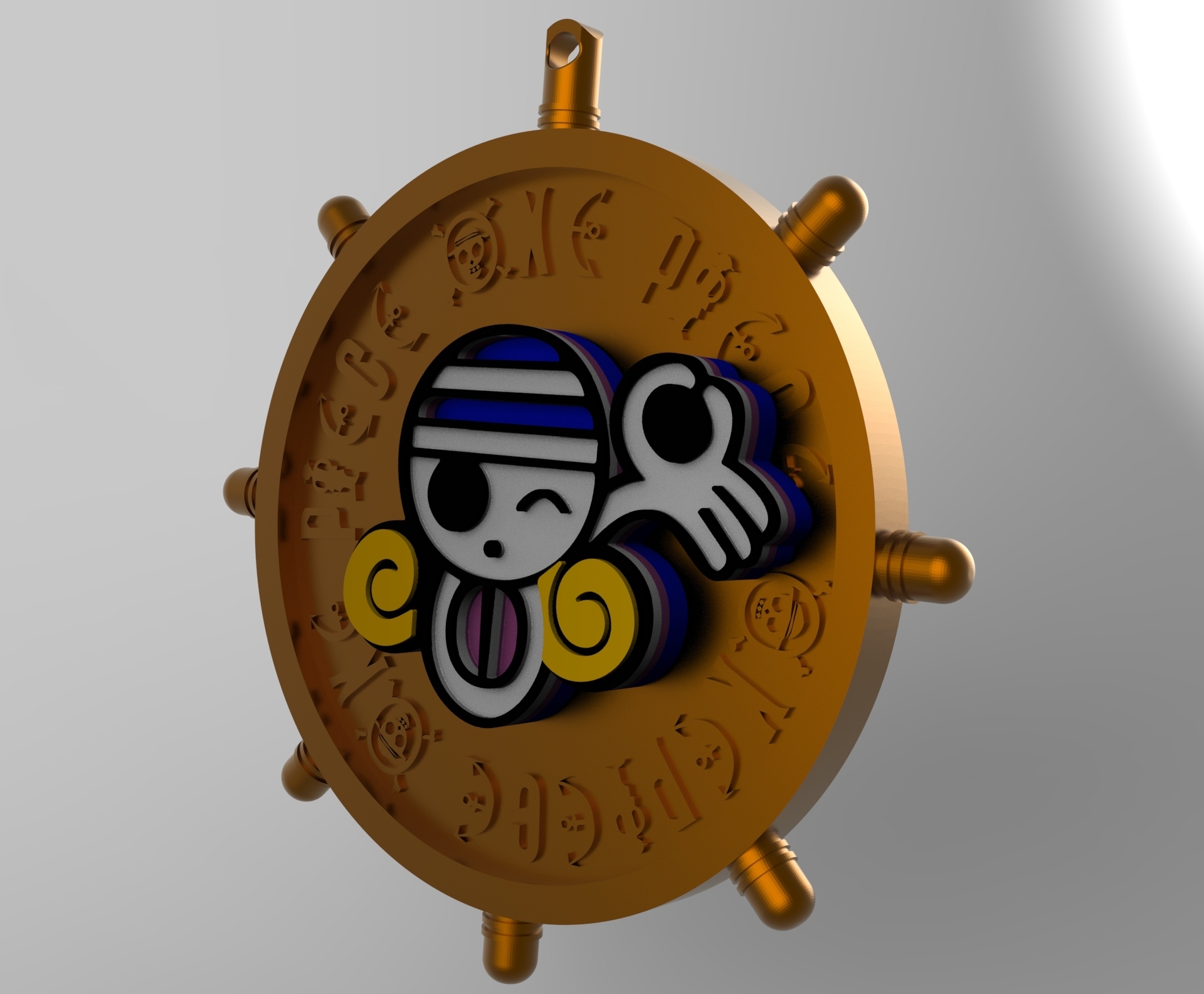 1 peça nami chaveiro luffy piratas 3D print model - Mito3D