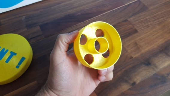 one punch donut cutter doughnuts 3d print model - Mito3D