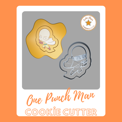 one punch man cookie cutter 3d print model - Mito3D