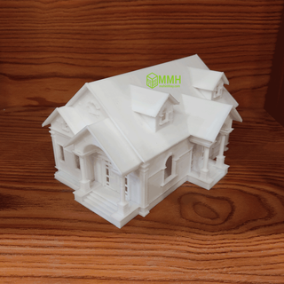 one story house mhh03 building model making scalable 3d print model - Mito3D