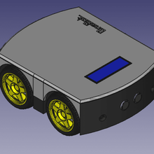 Birebot arduino Ahududu rpi bot robot şasi 3d print model - Mito3D