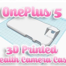 oneplus 5 impressos em 3d stealth caso da câmera gadget de telefone celular 3d print model - Mito3D