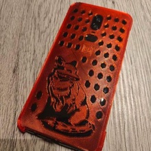 oneplus 6 fox case 3d print model - Mito3D
