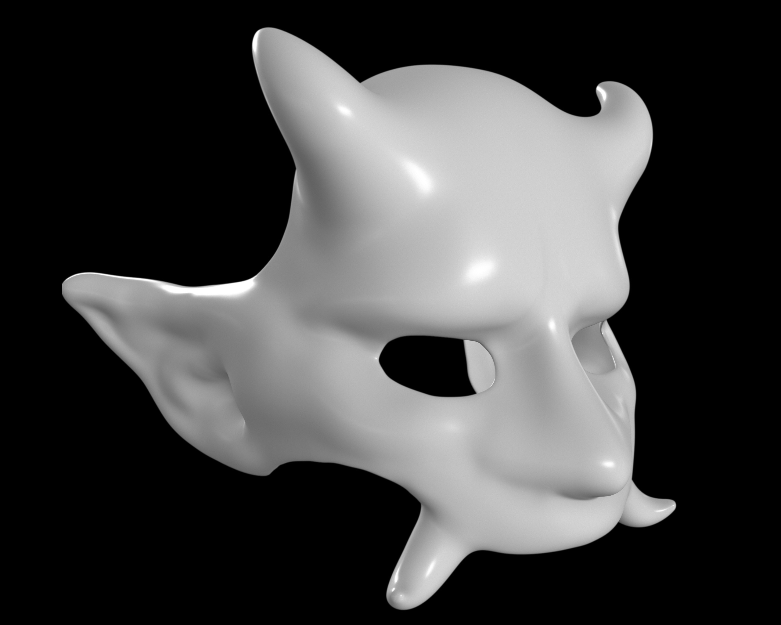 oni japonês demônio mascarar japão asiática ásia 3D print model - Mito3D