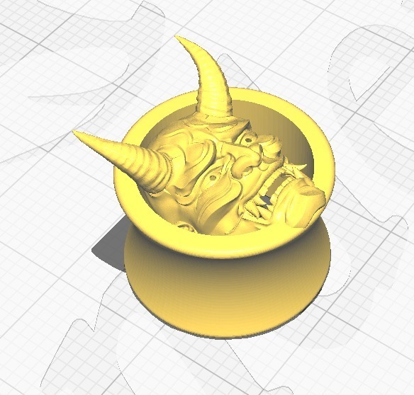 oni ear tunnels 3D print model - Mito3D