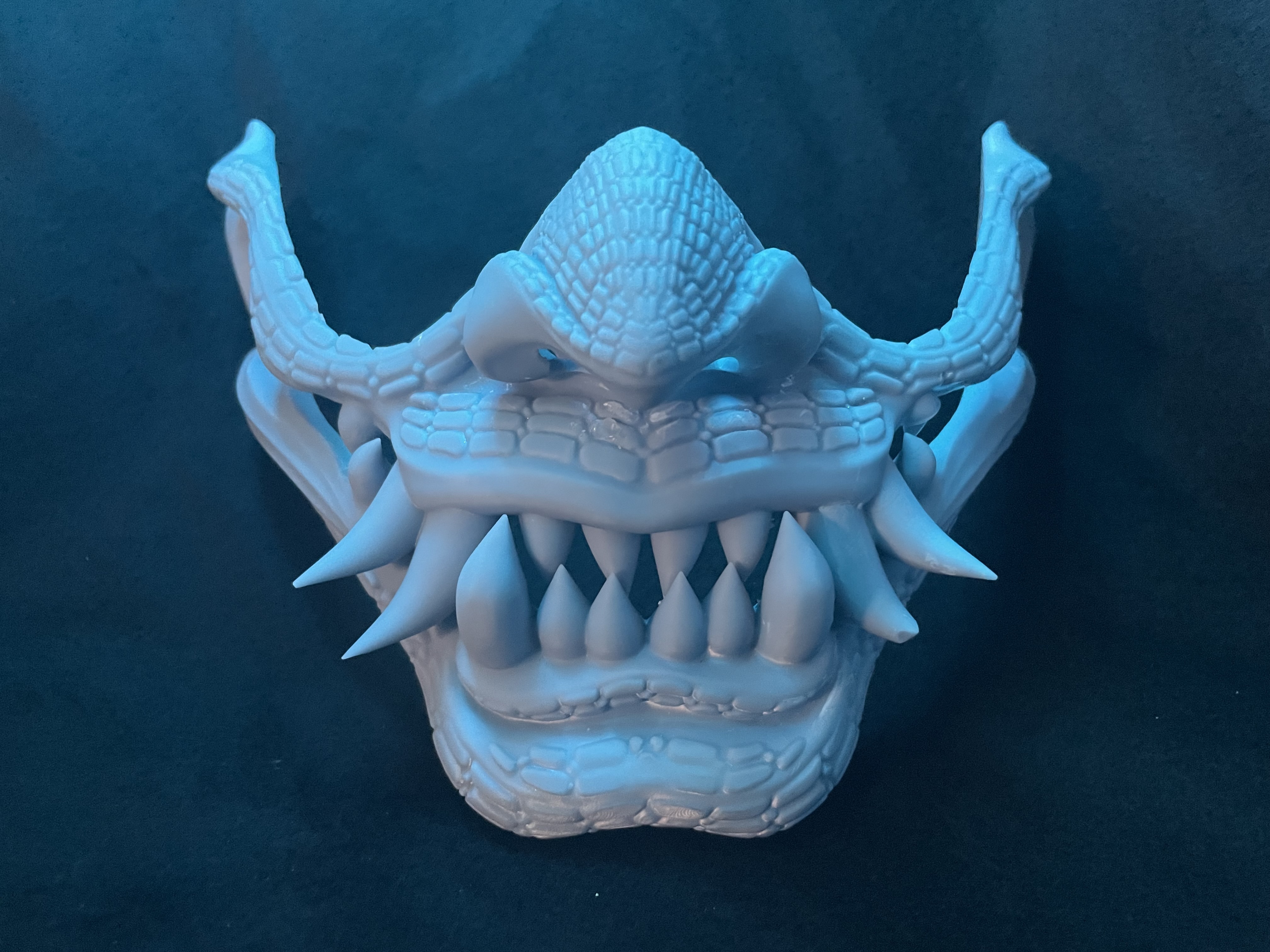 oni mask cosplay demon 3D print model - Mito3D