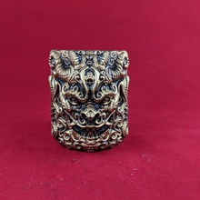 oni tasse art scifi antique confortable mug décorative japon l'oriental orné 3d print model - Mito3D