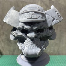 oni yokai demonio cabeza japonés máscara disfraz cosplay Japón 3dprint cuernos usable Arte esculturas samurai ninja ogro folklore 3d print model - Mito3D