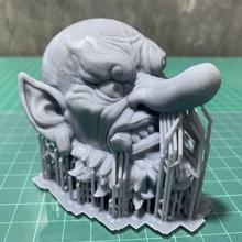 oni Yokai Kopf Monster Teufel Kunst Entwürfe poly 3d print model - Mito3D