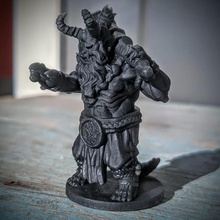 oni game dragons dungeons roleplaying rpg demon miniature mini dnd 3d print model - Mito3D