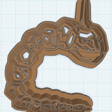 onix cookie cutter 3d print model - Mito3D
