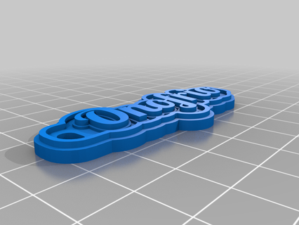 onofrio customized keychains 3d print model - Mito3D