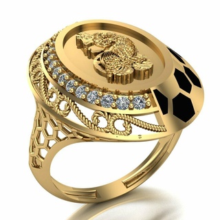 onza anillo 008 oro joyería joya plata diamante compromiso Boda Moda colgantes lira 3d print model - Mito3D