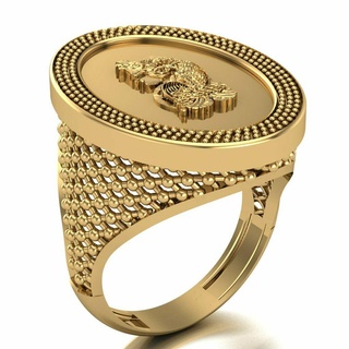 onza anillo 018 oro joyería joya plata diamante compromiso Boda Moda colgantes lira 3d print model - Mito3D
