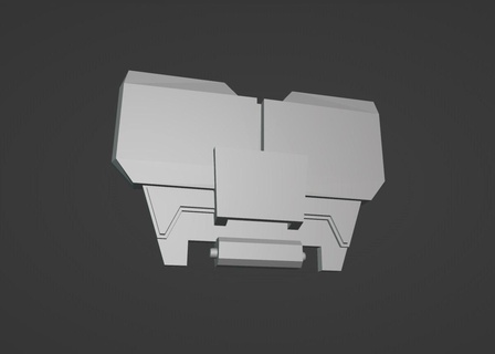 ataque violento desenho animado peito transformadores kit combinador bruticus 3d print model - Mito3D
