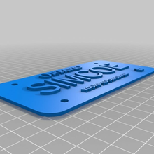 Ontário personalizado licença plate simcoe moda traje 3d print model - Mito3D