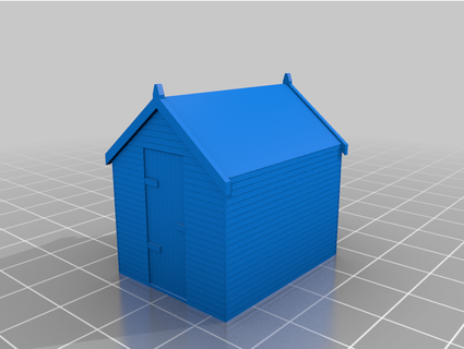 oo gauge 6x4 shed model rail 3d print model - Mito3D