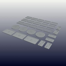 oo ho boşaltmak kapakları 3d print model - Mito3D