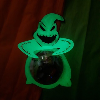 oogie Boogie Halloween Geist Süßigkeiten Stand fluoreszierend Jack Grün 3d print model - Mito3D