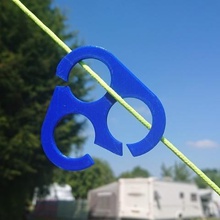 ook rope hook home camping coat hanger lights tent towel holder outdoor garden 3d print model - Mito3D