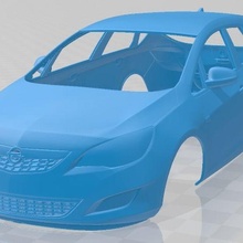 opel astra 2011 imprimible coche vehiculo 3d print model - Mito3D