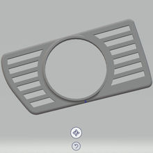 opel astra air vent single tool 3d print model - Mito3D