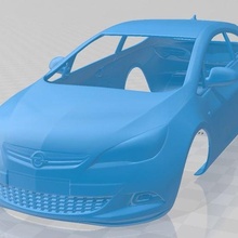 Opel astra gtc 2012 yazdırılabilir vücut araba oyun yuva ölçülü Tamiya rc miniz hobi mikro 3d print model - Mito3D