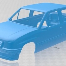 opel corsa 1985 imprimable corps de la voiture jeu corse fente le système scalextric sport shell rc radio contrôle passe-temps tamiya miniz 3d print model - Mito3D