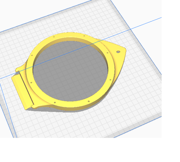 opel Insigna Lautsprecher Adapter Ring 3d print model - Mito3D