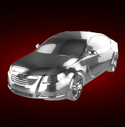 opel insignia 2010 automobile car vehicle rally race sports derby supercar gt 3d print model - Mito3D