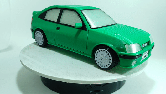 opel kadett gsi car 3d print model - Mito3D