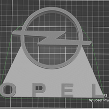 opel Logo Kunst 3d print model - Mito3D